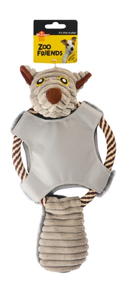 Pet Interest Zoo Friends Jiggly Puff Rabbit Silver