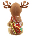 Pets.Love.Earth Christmas Hoodies with Santa Pattern and Elk Antlers
