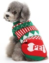 Pets.Love.Earth Letter Pet Sweater Green