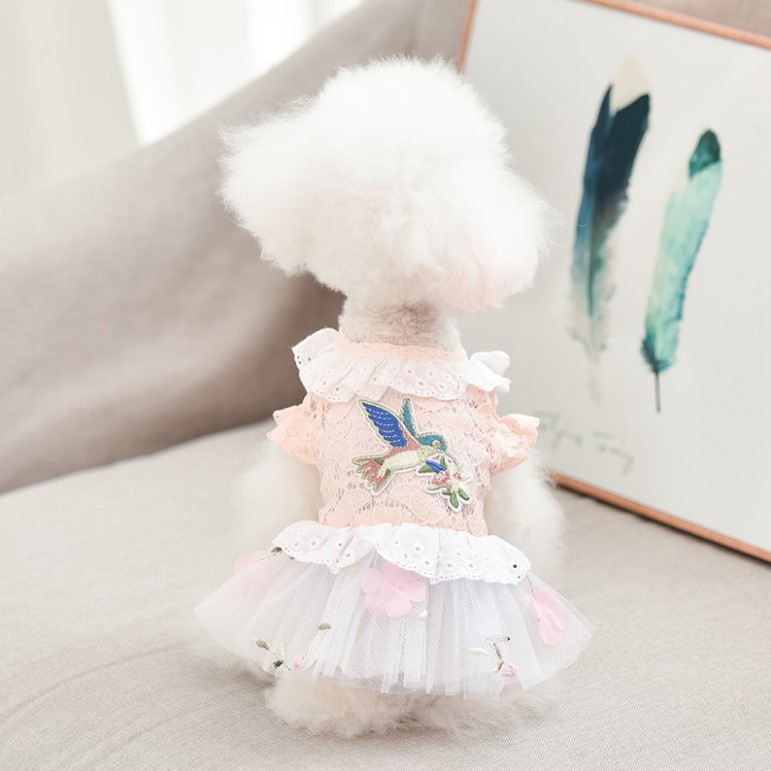 Pets.Love.Earth Tutu Dress With Bird