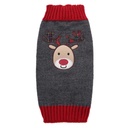 Pets.Love.Earth Reindeer Sweater Grey