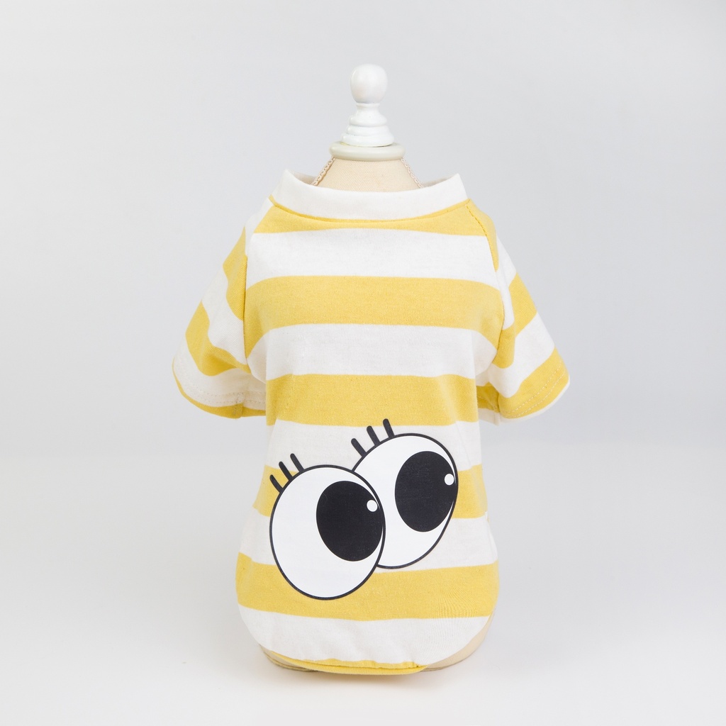 Pets.Love.Earth Google Eye Half Sleeve Yellow