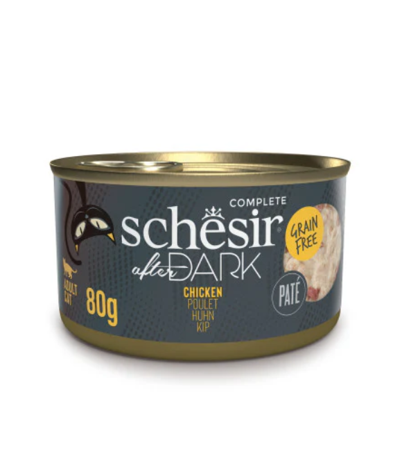 Schesir After Dark Can for Cat Chicken In  Paté 80g