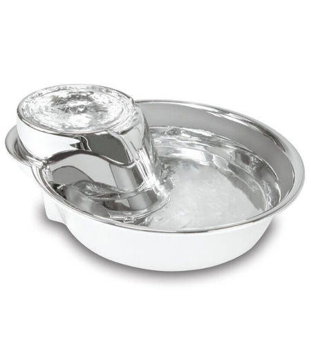 [898142002095] Pioneer Pet Stainless Steel Fountain - Big Max Style 128oz (3.8 L)