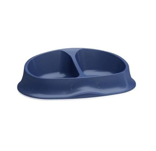 [8003507983519] Stefanplast Chic Double Bowl Light Navy Blue 0.25+