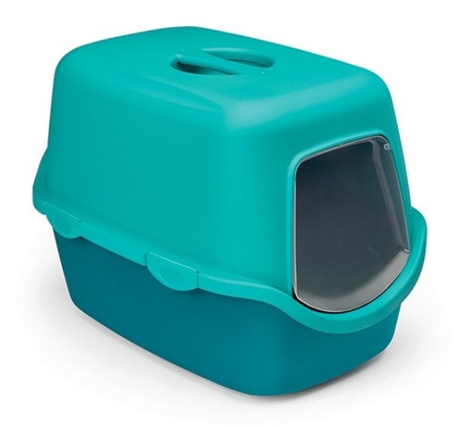 [8003507986503] Stefanplast Toilet Cathy Teal Blue/Niagra Blue (Cm 57x39xh105)