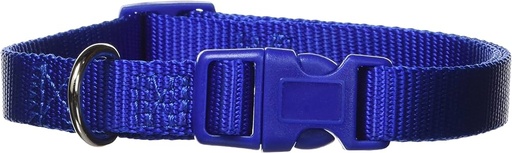 [721343918578] Zack & Zoey Nylon Collar 18 to 26-Inch, Nautical Blue