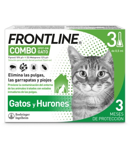[3661103006312] Frontline Combo for Cats(ES)
