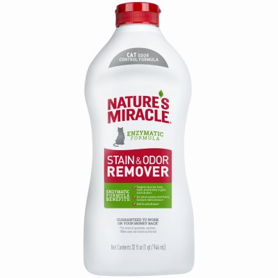 [018065983237] Nature's Miracle Enzymatic Stain & Odor Remover for Cat 946Ml