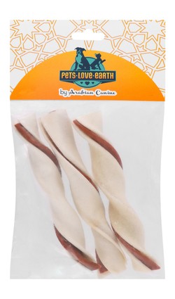 [635934609540] Pets.Love.Earth Denta Fun Twisted Duck Chewing Rolls, 12.5 cm, 3 pcs./70 g