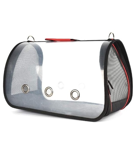 [635934610942] Pets.Love.Earth Pet backpack Transparent with Blue,Red,Black M