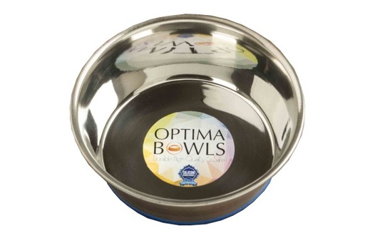 Optima Bowls Premium Weighted, No-slip, Platinum Large Pet Bowl 1.12 Pint