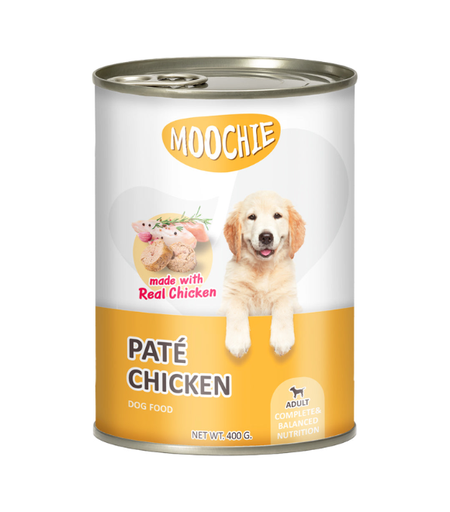[8857127462165] Moochie Dog Wet Food – Pâté with Chicken (400g)