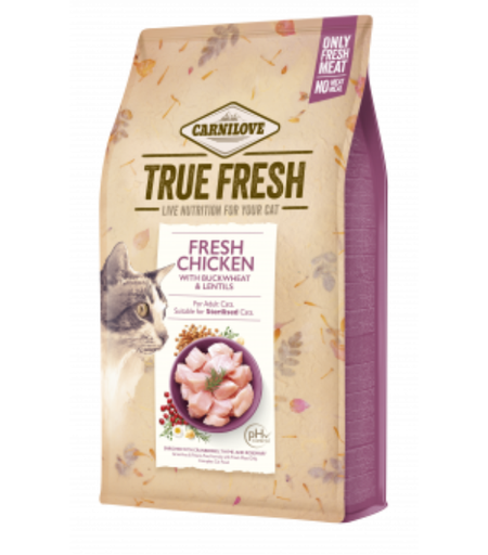 [8595602561490] Carnilove True Fresh Cat Chicken, 4,8 kg