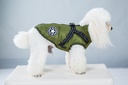 Pets.Love.Earth Jacket With Harness Green