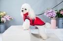 Pets.Love.Earth Jacket With Harness Red