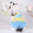 Pets.Love.Earth Tutu Yellow and Blue