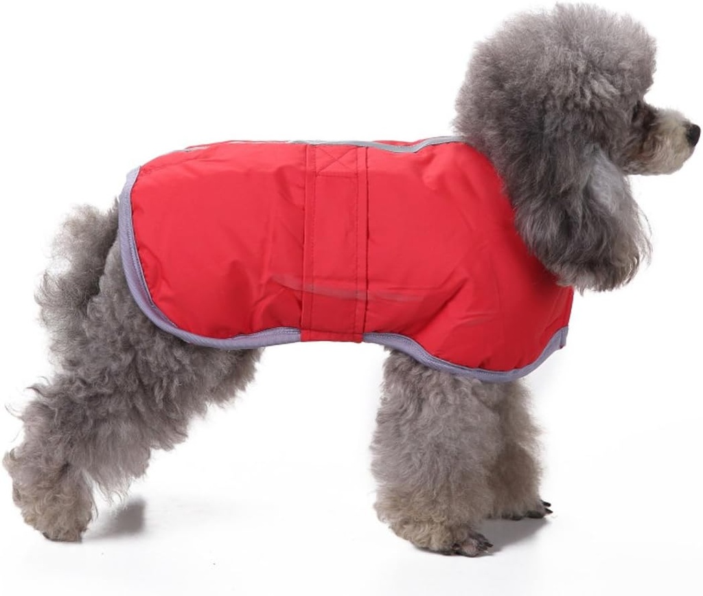 Pets.Love.Earth Reversible Jacket With Reflective Edging Red