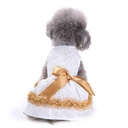Pets.Love.Earth Net Cocktail Dress With Gloden Hem
