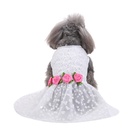 Pets.Love.Earth Net Cocktail Dress With Rose