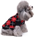 Pets.Love.Earth Red and Black Pixel Sweater
