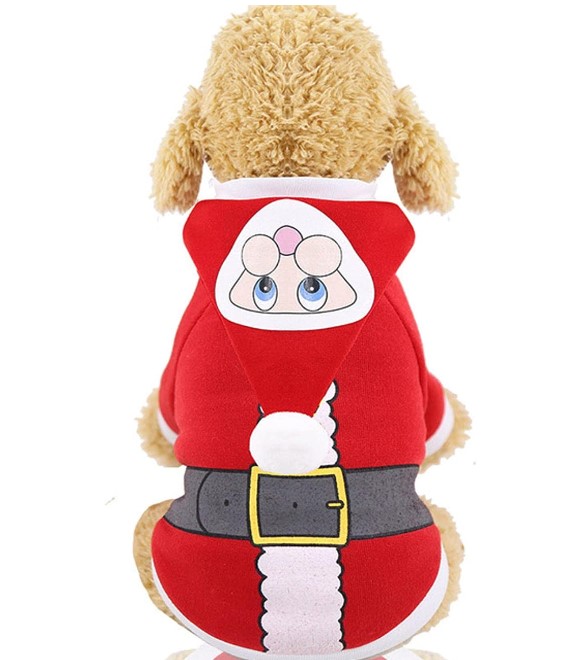 Pets.Love.Earth Santa Claus Hooded Sweat Shirt
