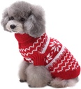 Pets.Love.Earth Snow Spray Sweater Red