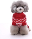 Pets.Love.Earth Snow Spray Sweater Red