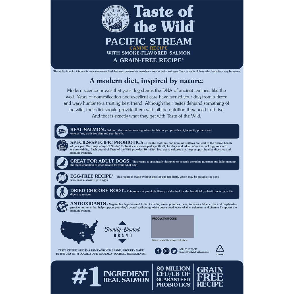Taste of the Wild Pacific Stream Canine Dry Food