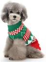 Pets.Love.Earth Letter Pet Sweater Green