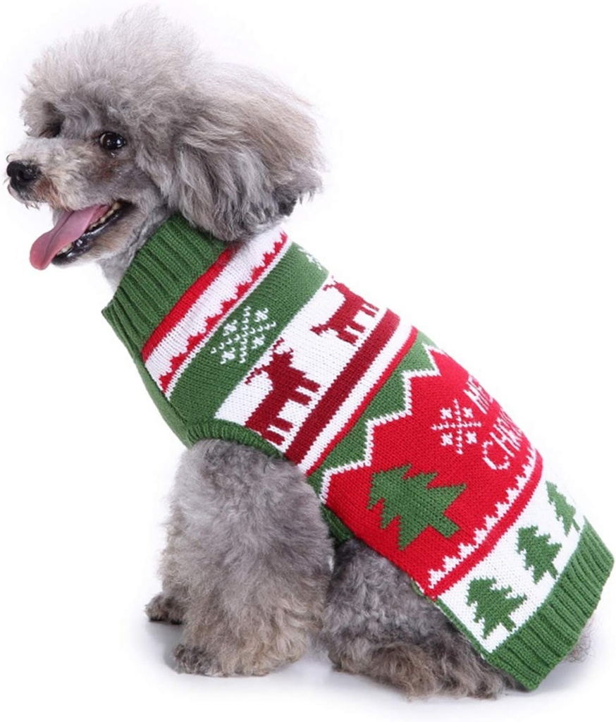 Pets.Love.Earth Elk Christmas Tree Sweater
