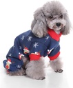 Pets.Love.Earth Santa Snowflake Four-legged Shirt