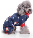 Pets.Love.Earth Santa Snowflake Four-legged Shirt
