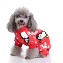 Pets.Love.Earth Christmas snowflake penguin four-legged shirt