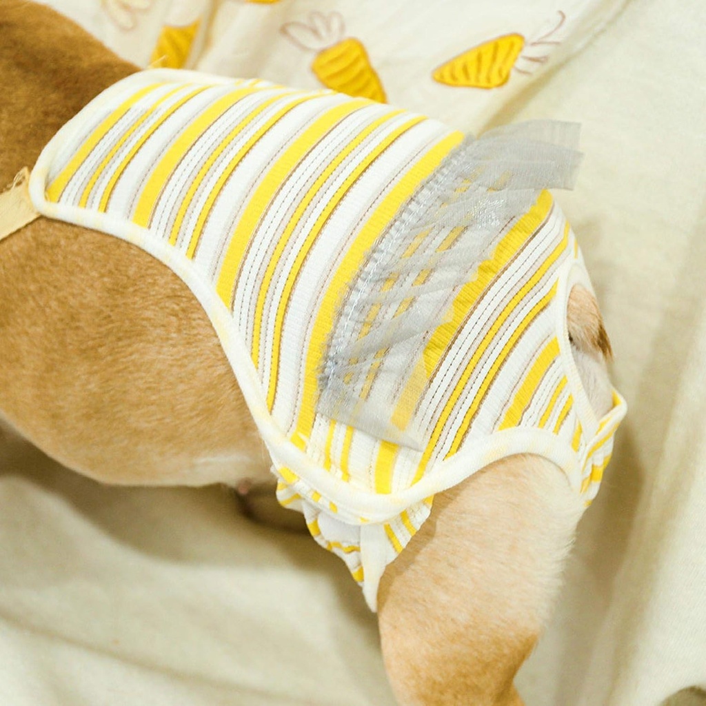 Pets.Love.Earth Physiological Pants Dog Nappies Yellow6083174367319