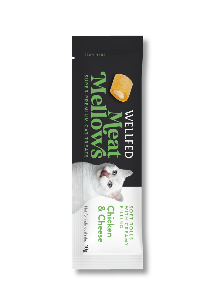 Pet Interest Wellfed Meat Mellows Chicken & Cheese (3x10g) For Cat