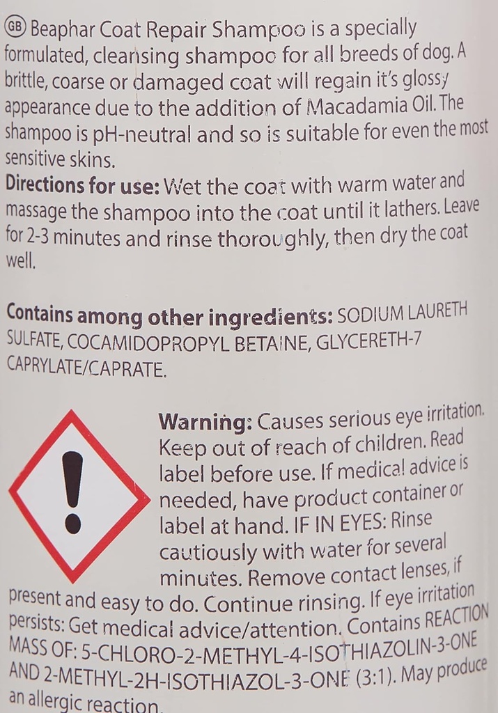 Beaphar Macadamia Oil Shampoo For Puppy 250ml