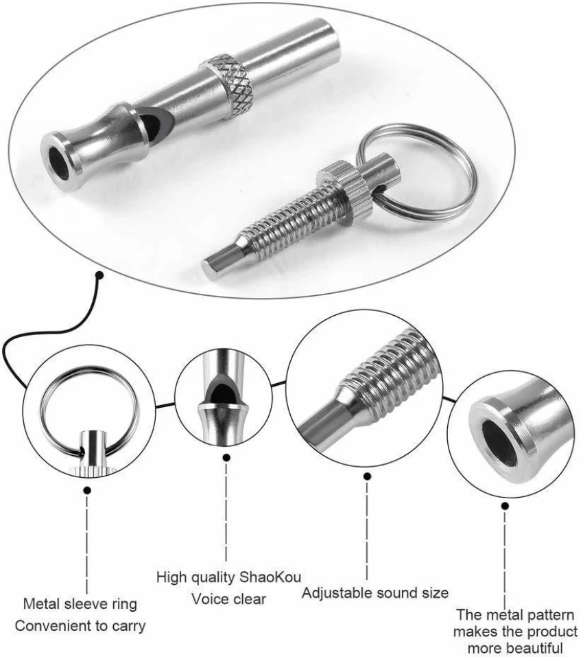 Pets.Love.Earth Stainless Dog Training Whistle