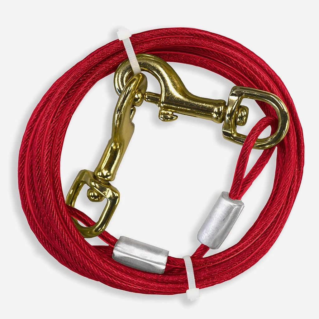 Four Paws Walk-About Tie-Out Cable 10 ft For Dogs 50 lbs