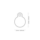 My Family Basic Name Tag Circle Black