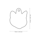 My Family Breed specific Name Tag with Packet Red European Shorthair Cat