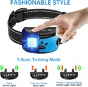 Tech No Bark Collar Pet DC636 Up to 8-50kgs Rechargable Blue/Black