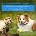 Tech No Bark Collar Pet DC636 Up to 8-50kgs Rechargable Blue/Black