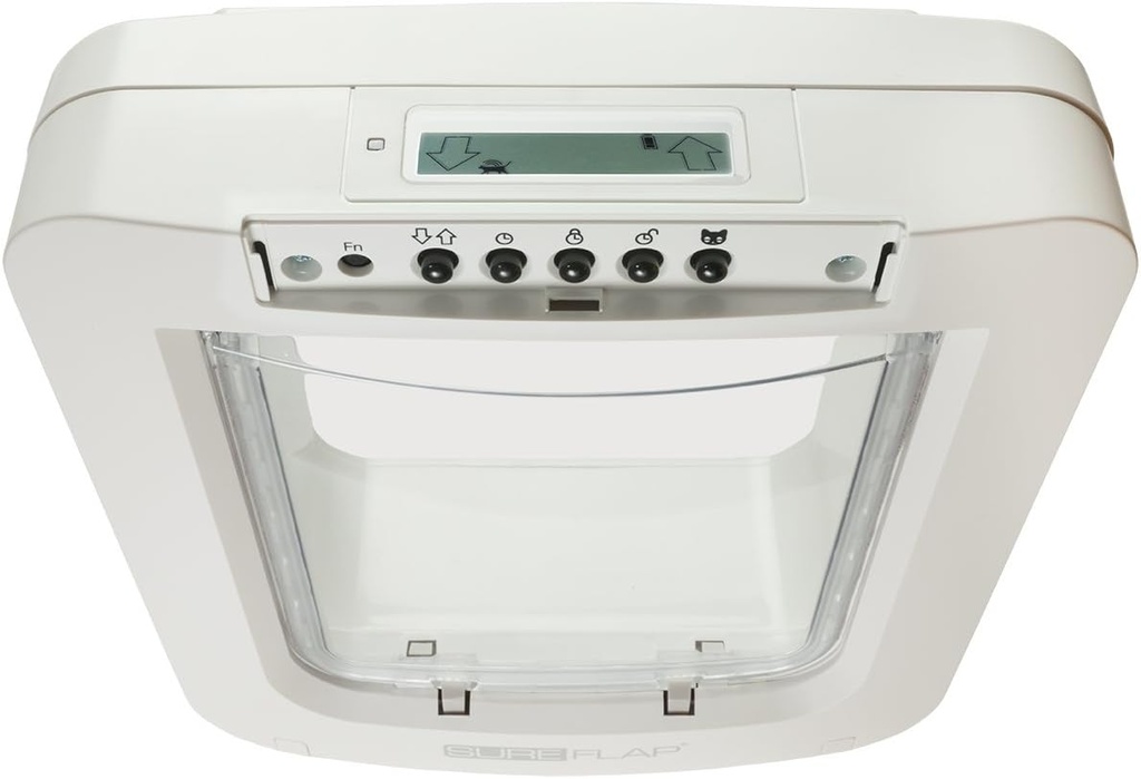 SureFlap DualScan 4-way flap w. microchip ident., 26.2 Ã— 28.1 cm, white