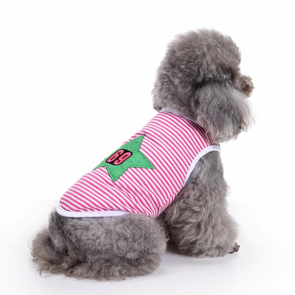 Pets.Love.Earth 69 Star Pattern Vest Pink