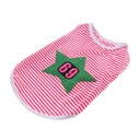 Pets.Love.Earth 69 Star Pattern Vest Pink