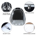 Pets.Love.Earth Pet backpack  Transparent and Black,Silver,Blue,Grey