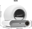 Smart Automated Cat Litter Box White 480x520x505 mm