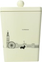 Pet Studio City Dog Melam Treat Canister White
