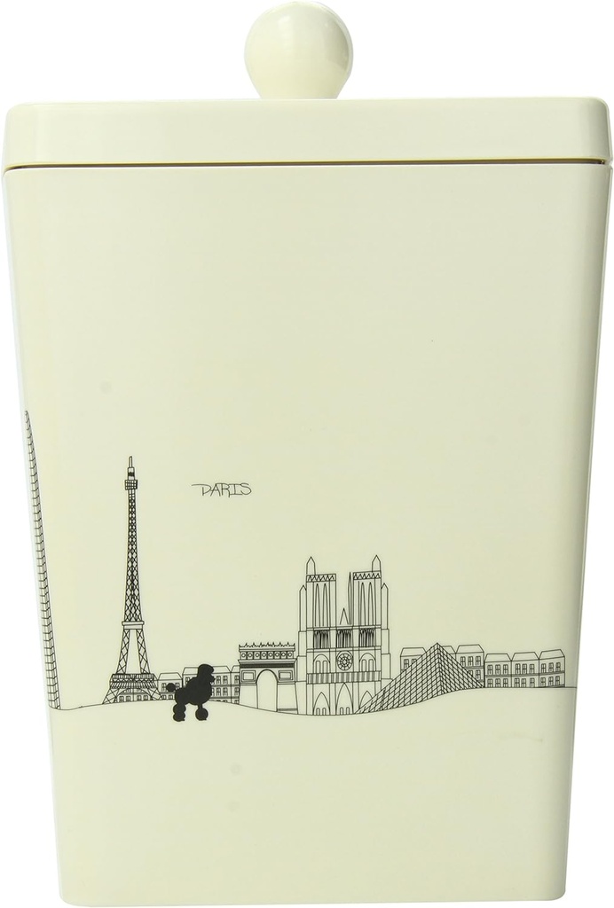 Pet Studio City Dog Melam Treat Canister White